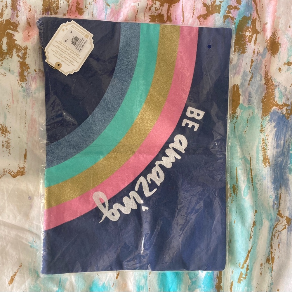 🇺🇸Pottery Barn Teen Bright Spirits Be Amazing Pillow Case